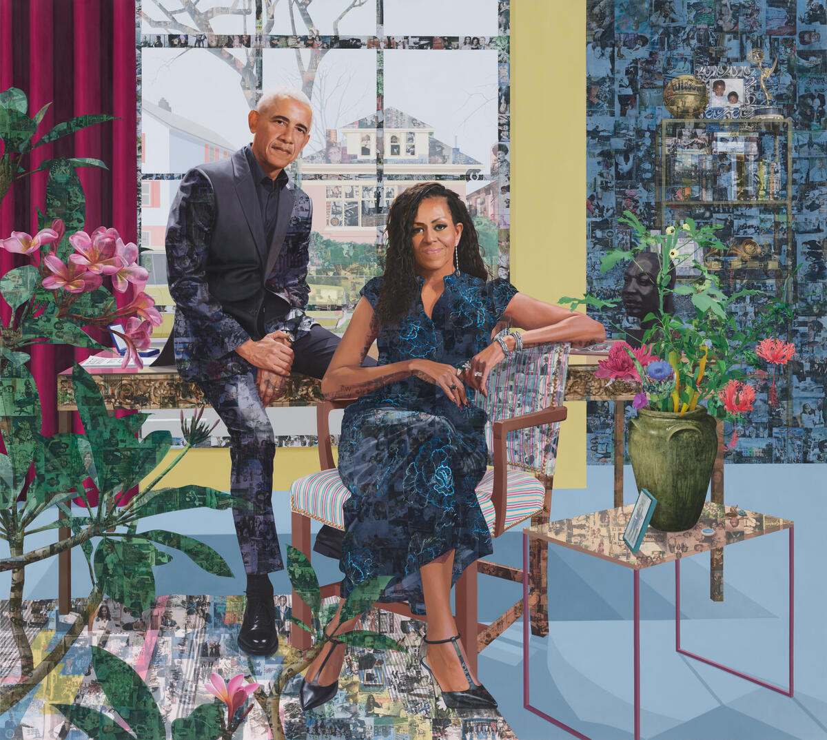 The Big Reveal: First Official Joint Portrait of President and Mrs