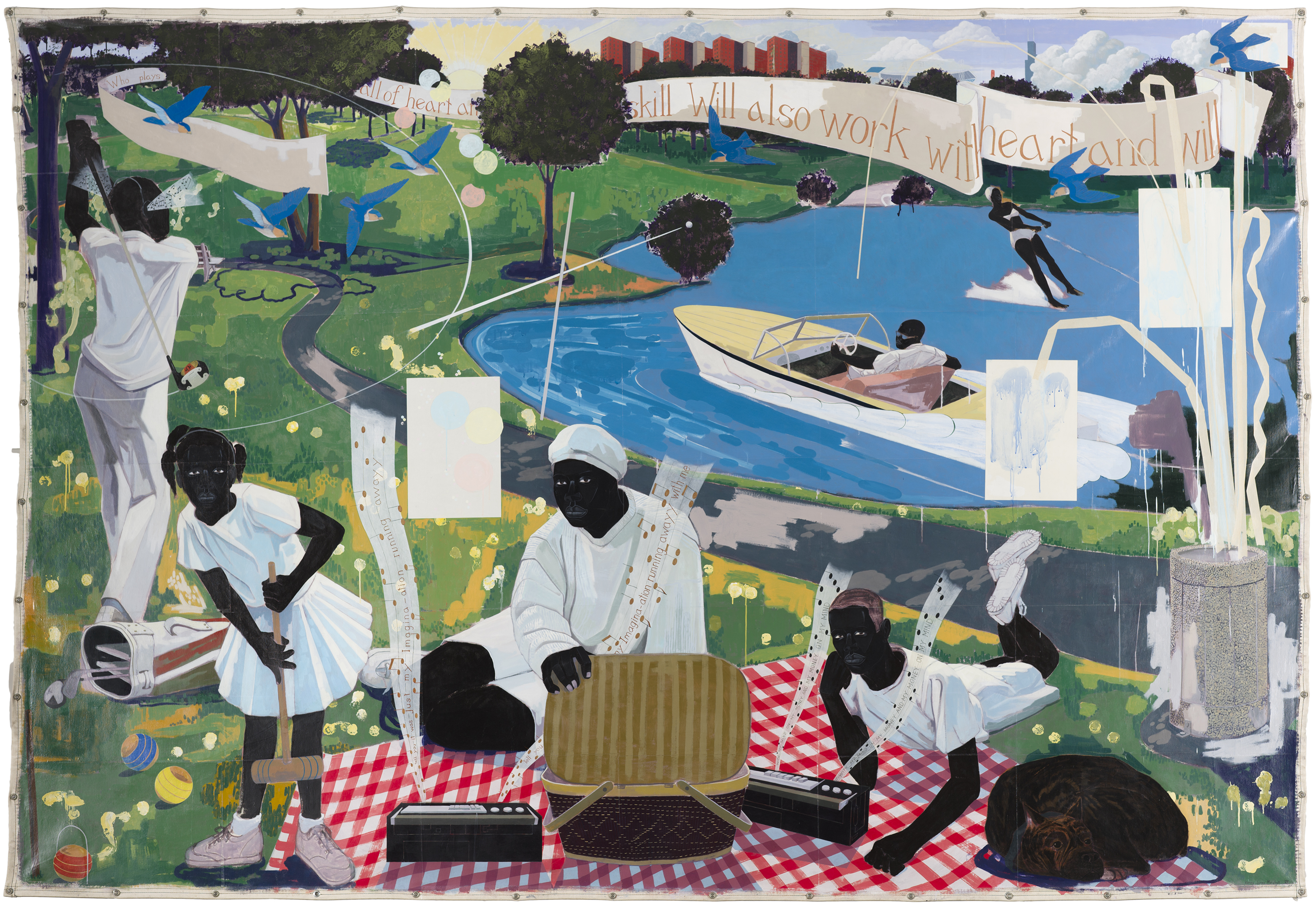 Past Times' by Kerry James Marshall 