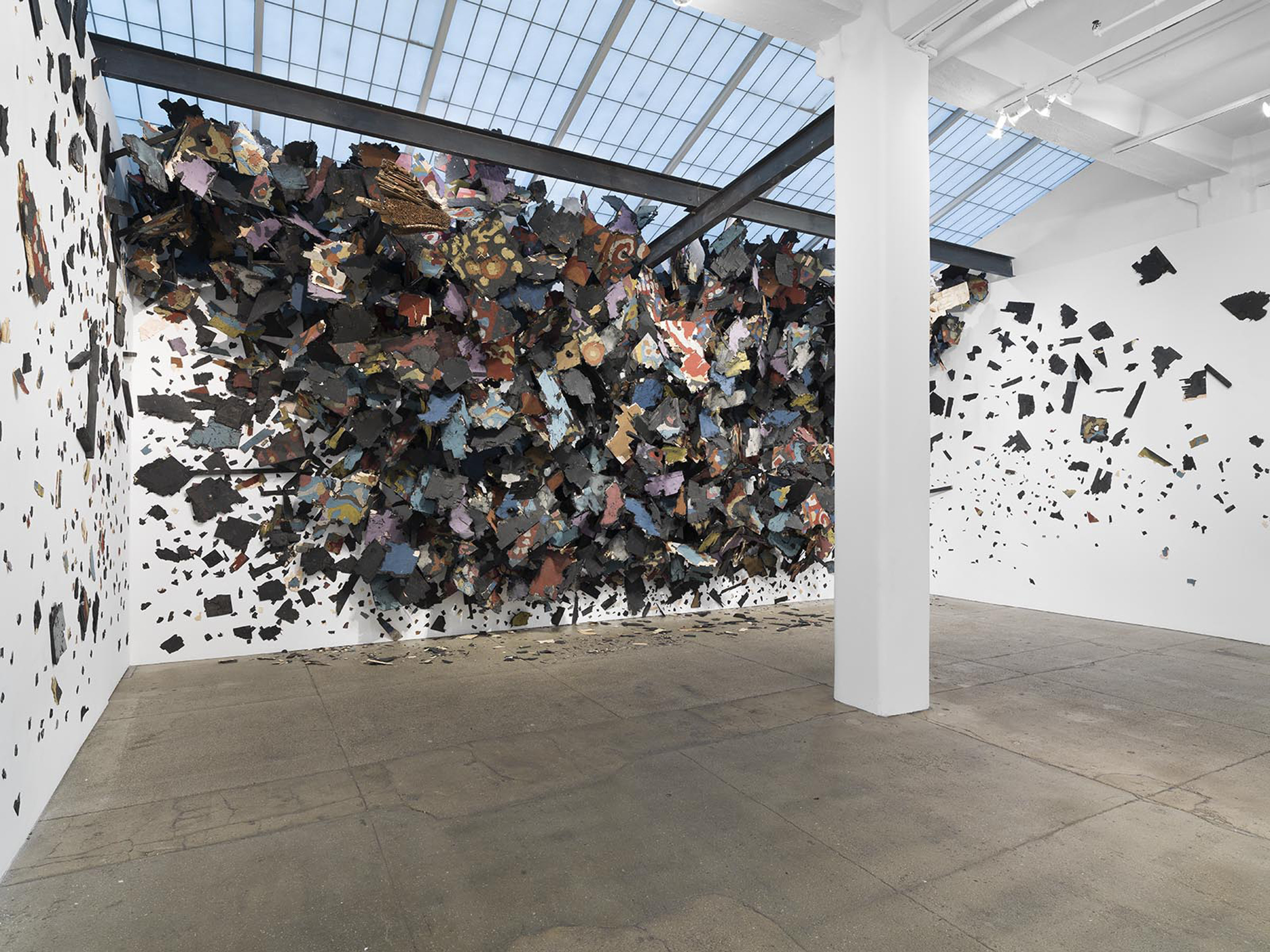 Leonardo Drew in New York: The Brooklyn-Based Artist Installed His