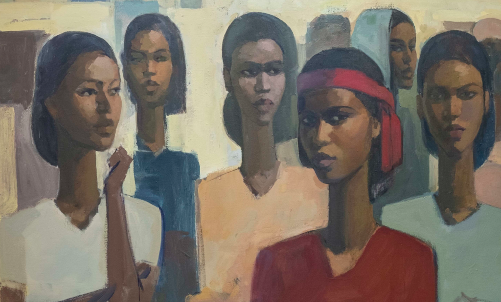 When He is Not in His Painting Studio, Tadesse Mesfin is Training the